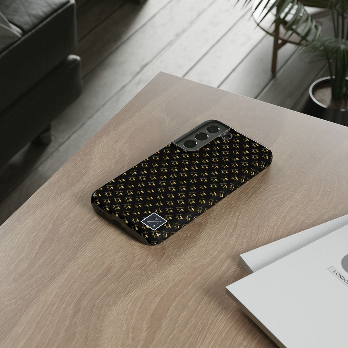 Gold and Bold Warrior Pattern - Tough Phone Cases