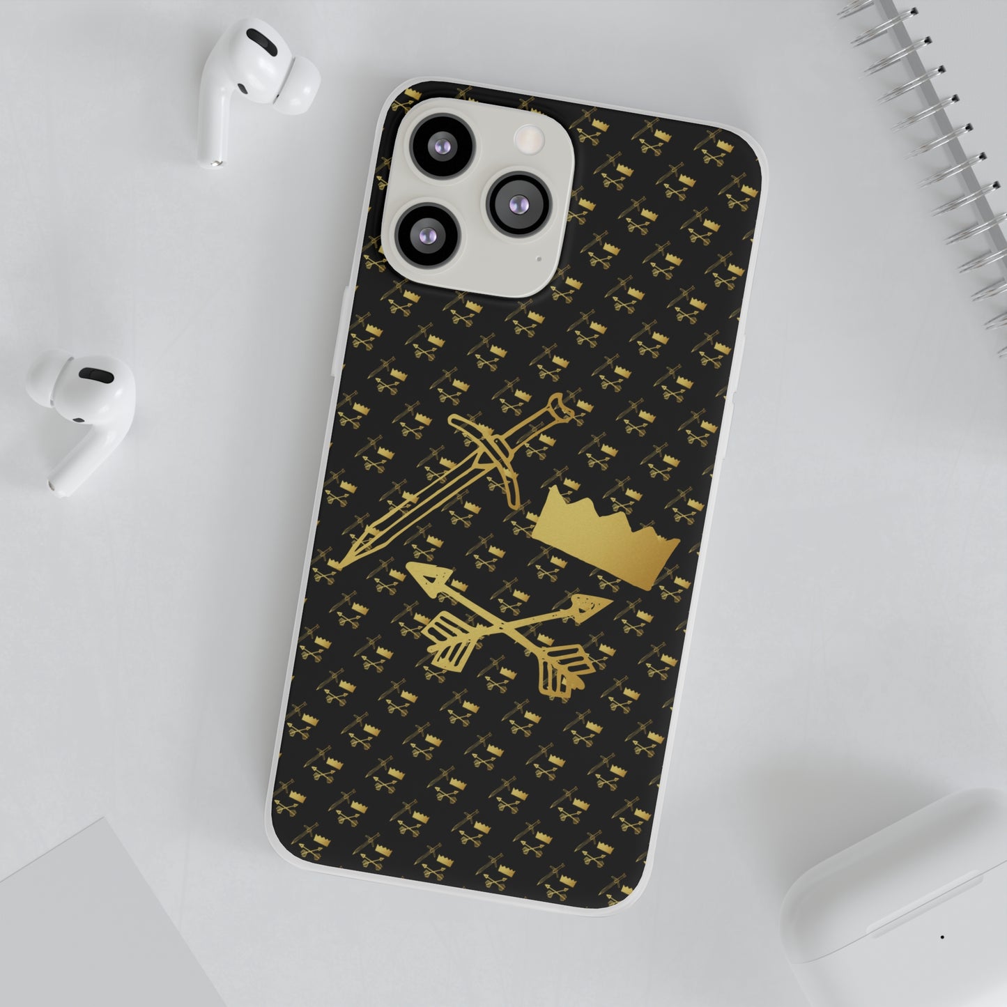 Gold and Bold Warrior - Flexi  Phone Cases