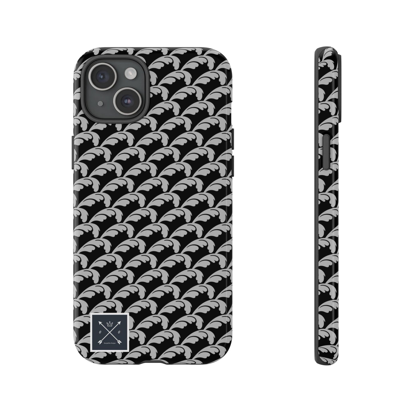 Beautiful Beloved One Flourish (black/silver) - Tough Phone Cases