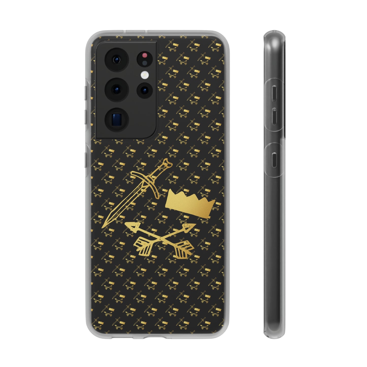 Gold and Bold Warrior - Flexi  Phone Cases