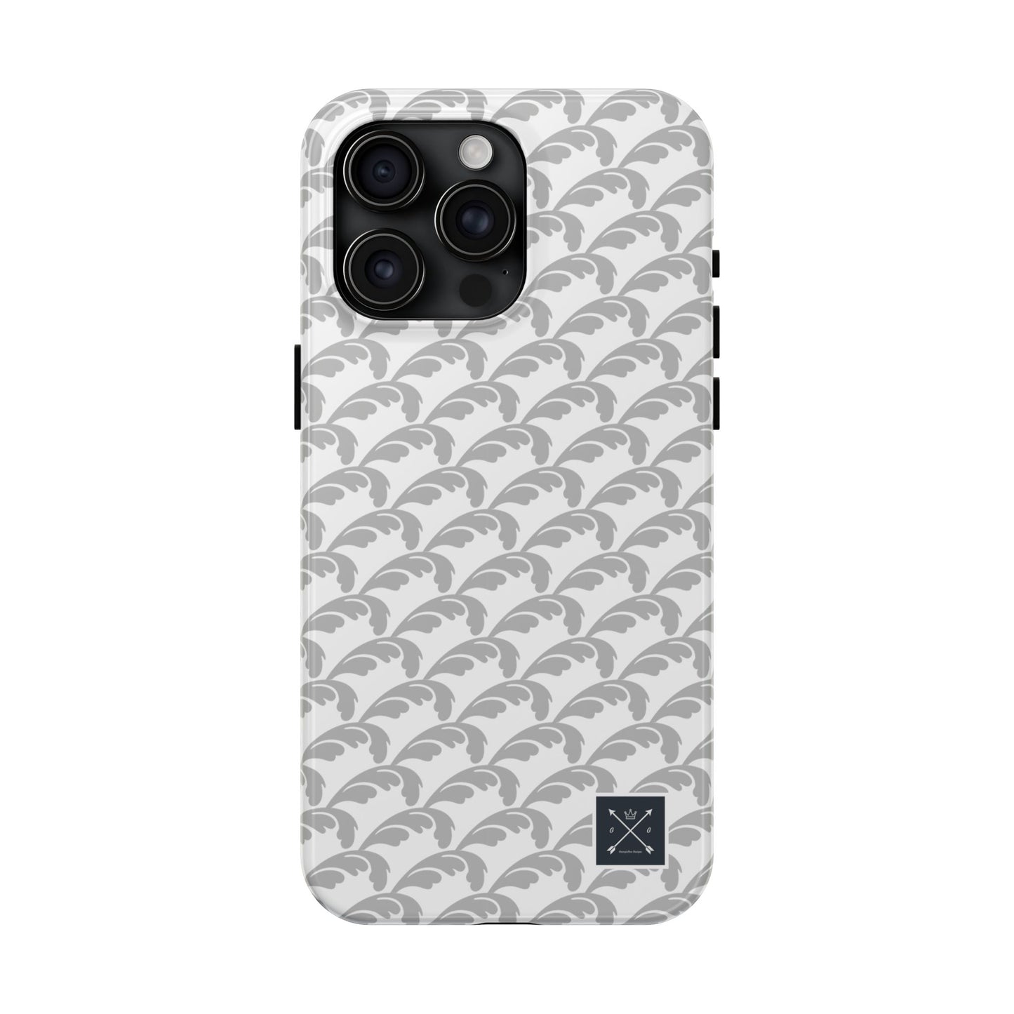 Beautiful Beloved Flourish (white/silver) - Tough Phone Cases