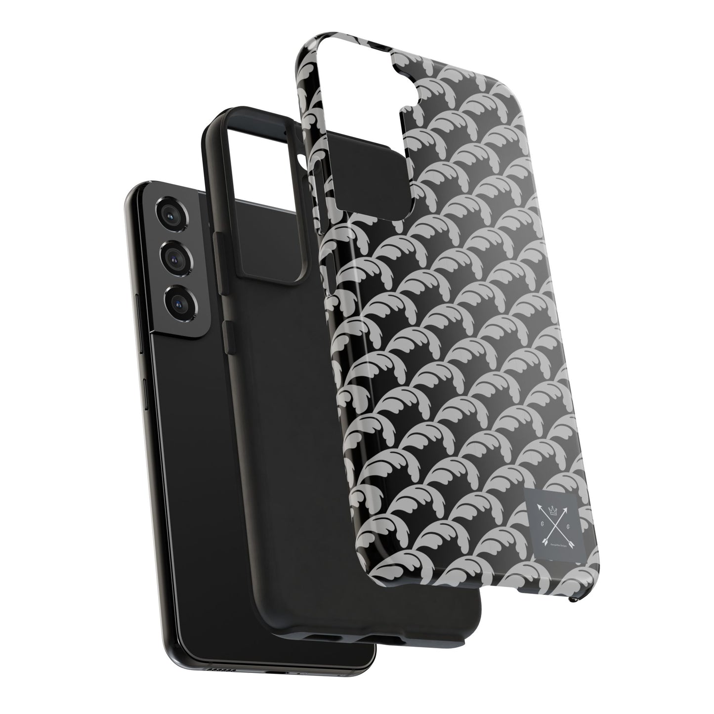 Beautiful Beloved One Flourish (silver/black) - Tough Phone Cases