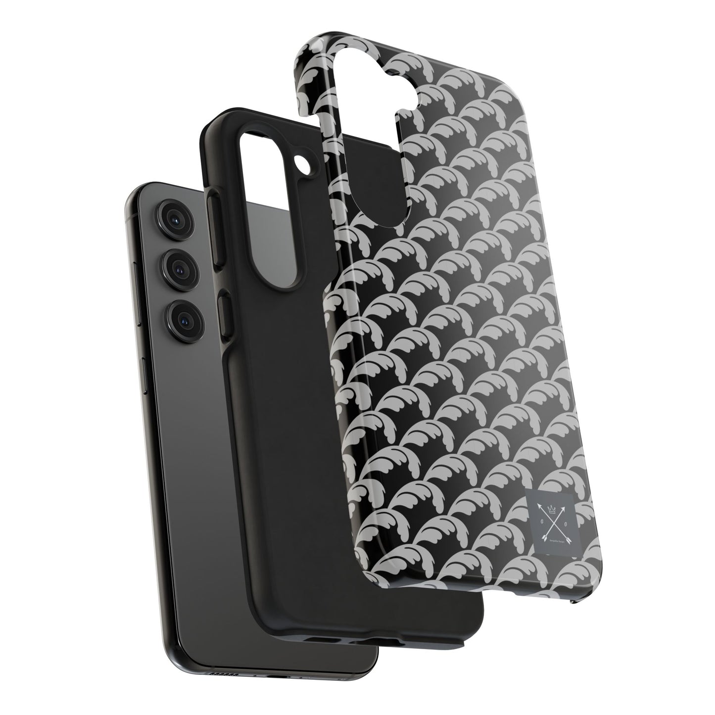 Beautiful Beloved One Flourish (silver/black) - Tough Phone Cases