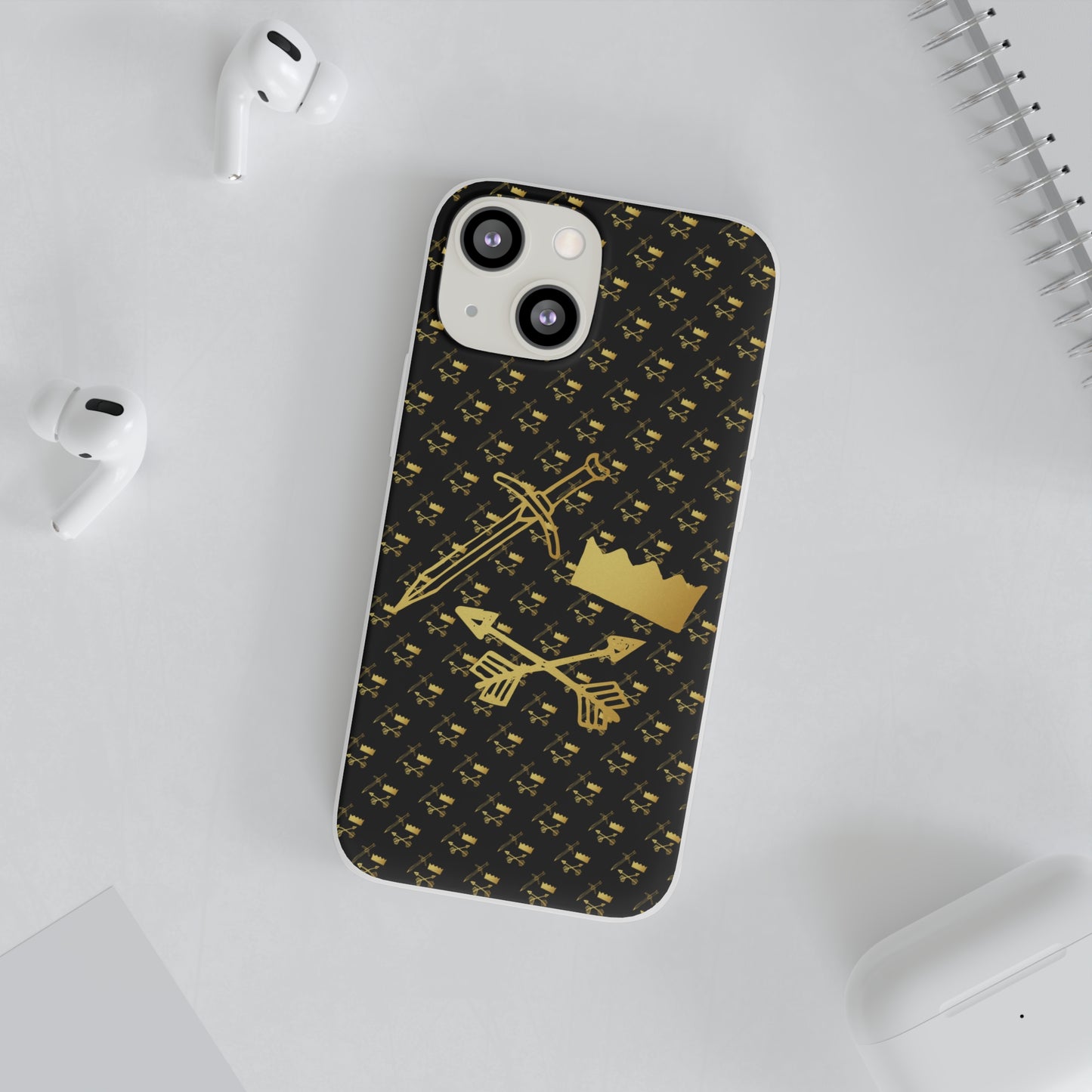 Gold and Bold Warrior - Flexi  Phone Cases