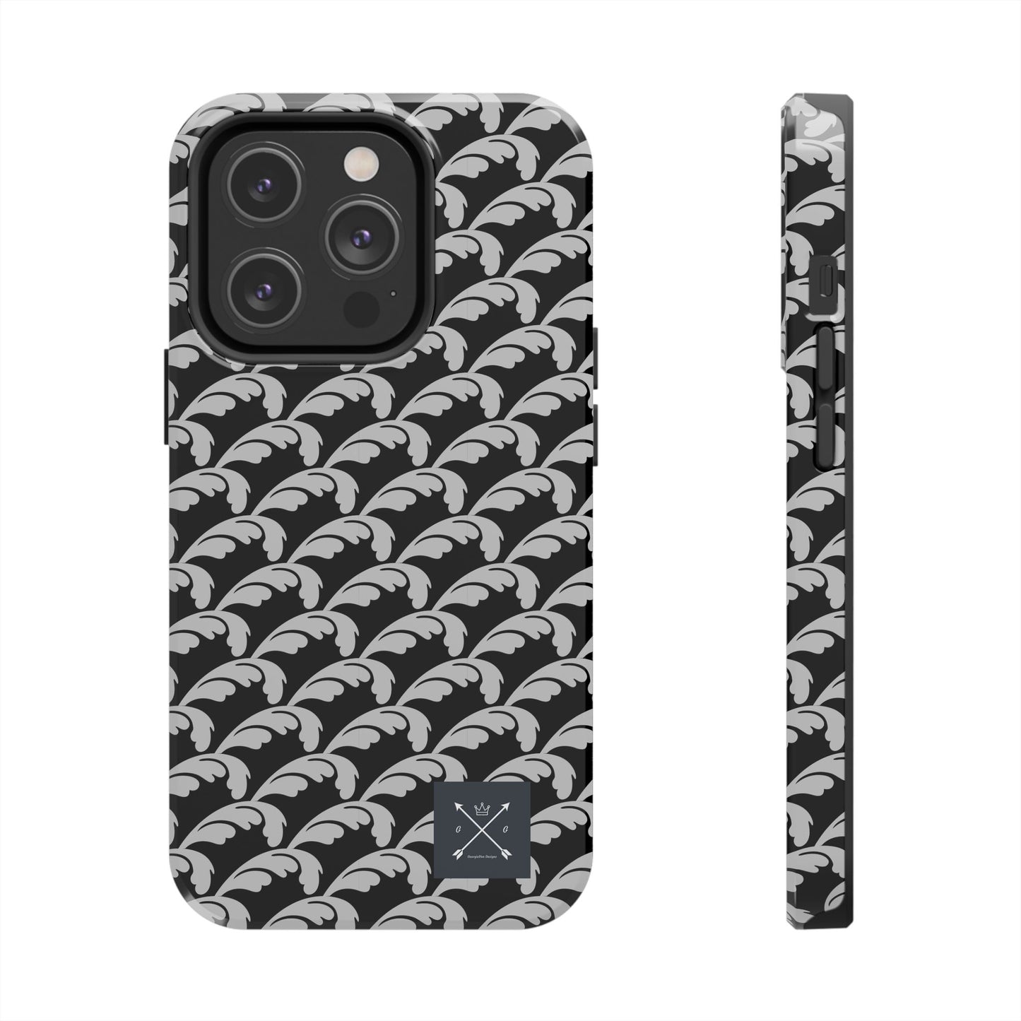 Beautiful Beloved One Flourish (silver/black) - Tough Phone Cases