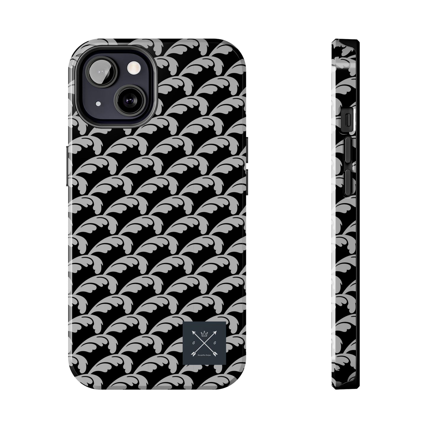 Beautiful Beloved One Flourish (silver/black) - Tough Phone Cases