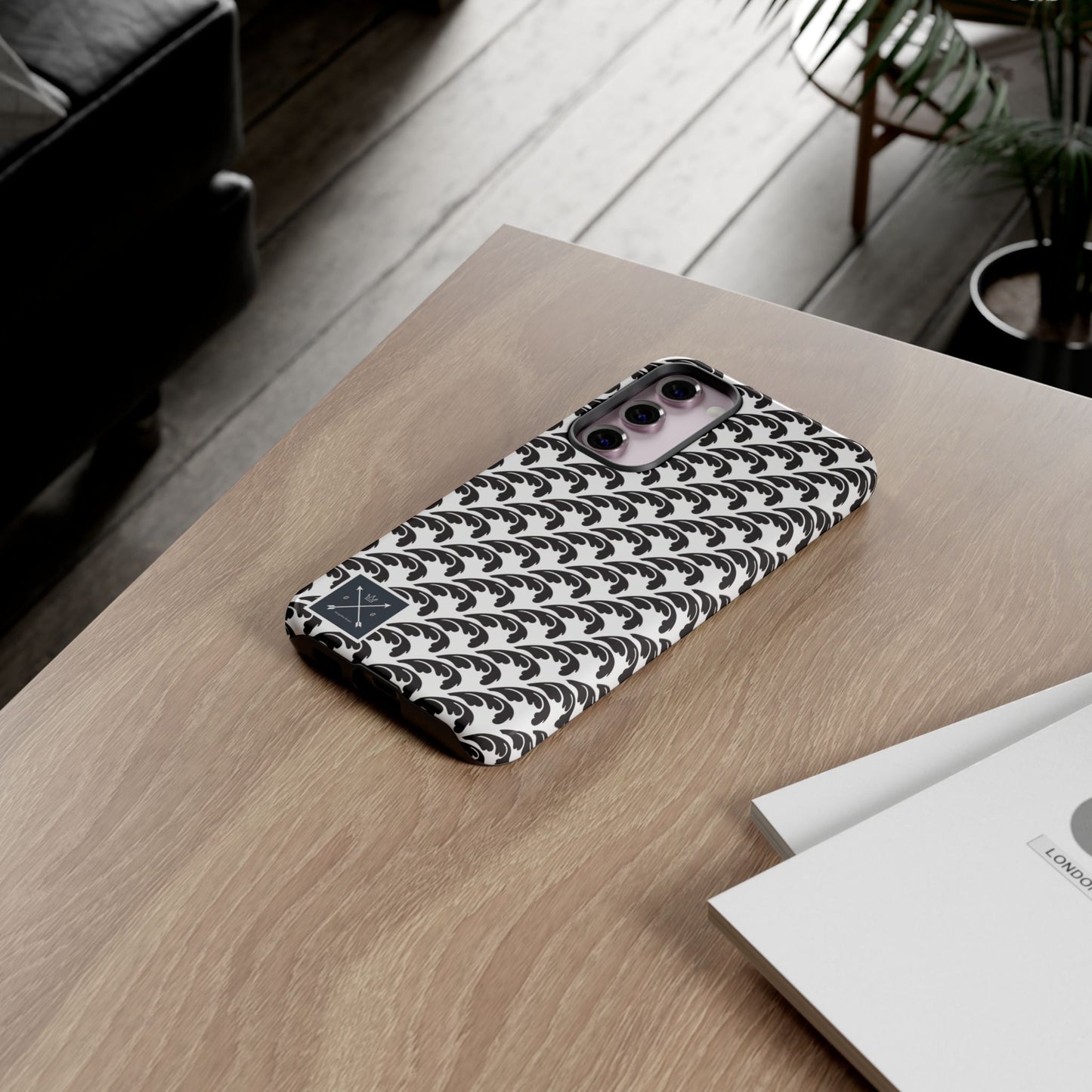Beautiful Beloved One Flourish (black/white) - Tough Phone Cases