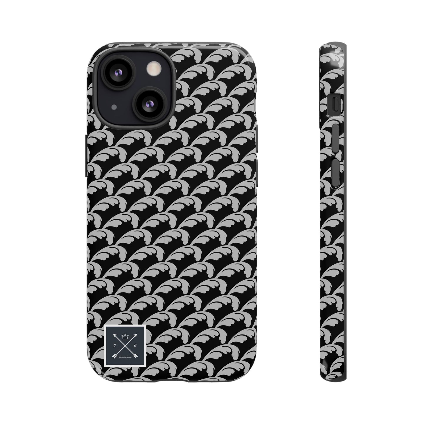 Beautiful Beloved One Flourish (black/silver) - Tough Phone Cases