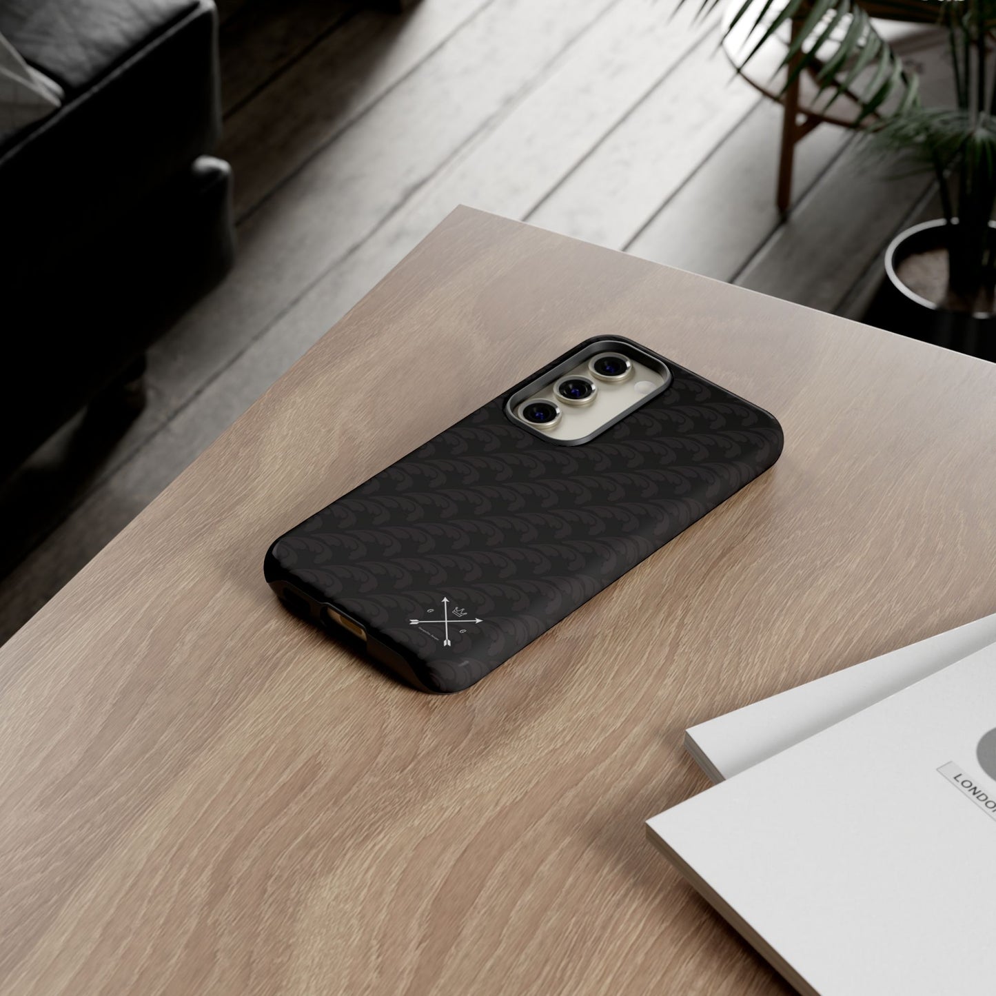 Beautiful Beloved One Flourish - Tough Phone Cases (black/black)