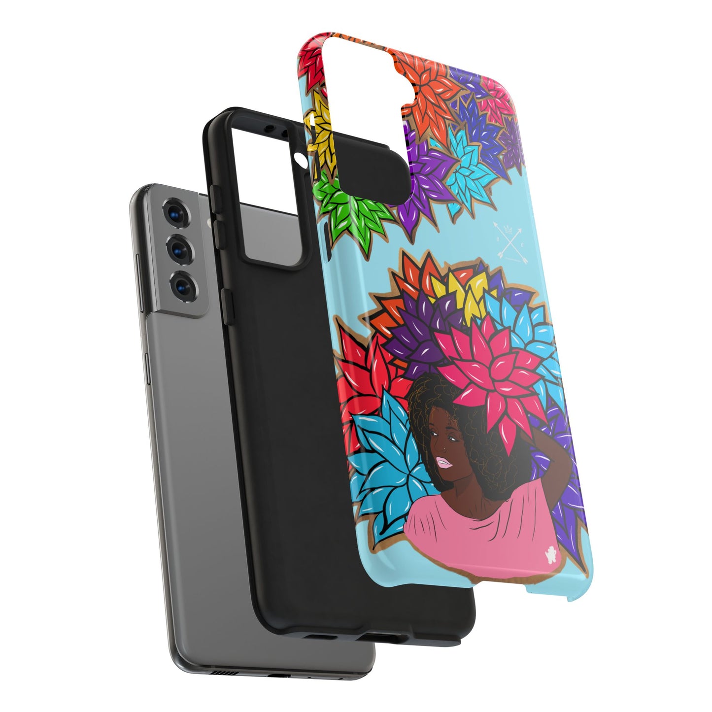 Beauty with Flowers - Tough Phone Cases