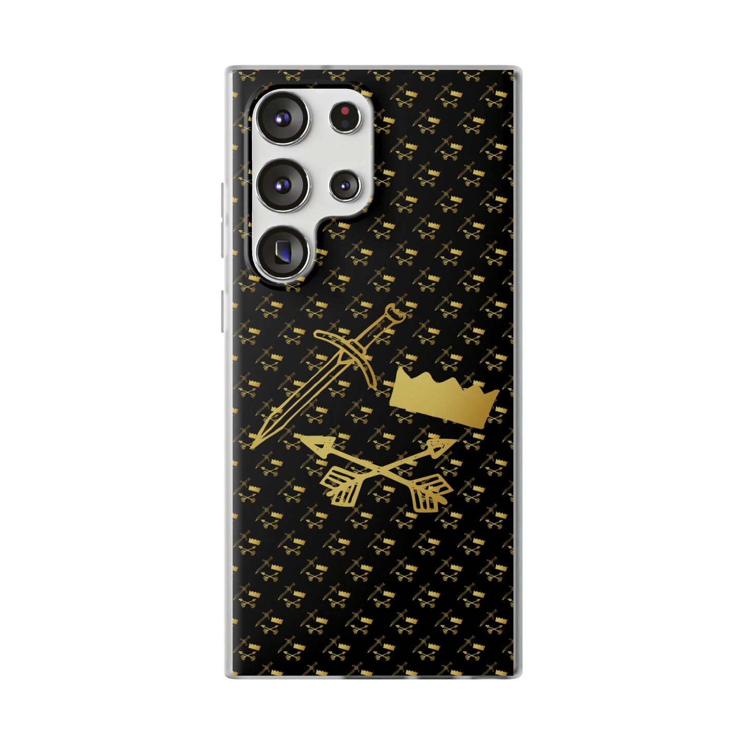 Gold and Bold Warrior - Flexi  Phone Cases