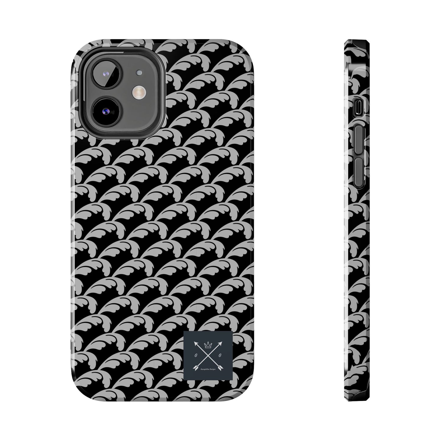 Beautiful Beloved One Flourish (silver/black) - Tough Phone Cases