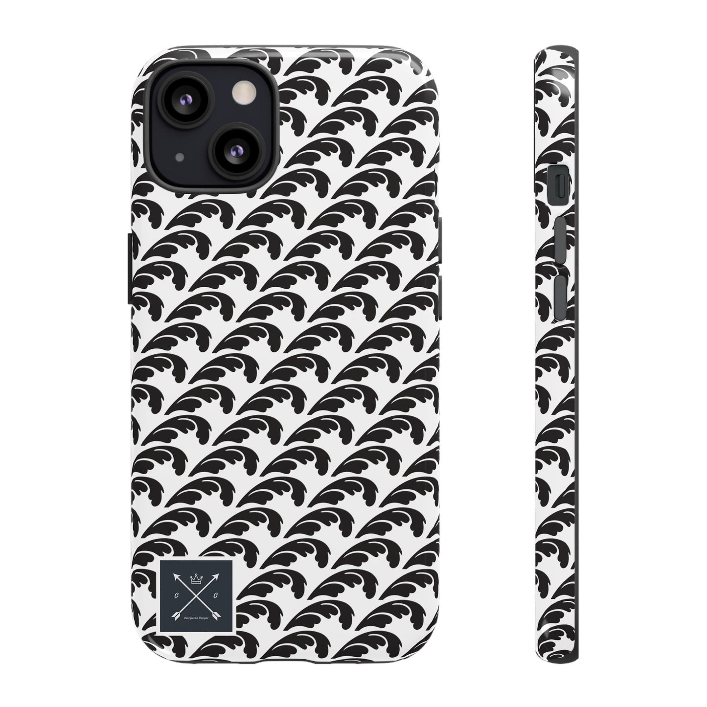 Beautiful Beloved One Flourish (black/white) - Tough Phone Cases