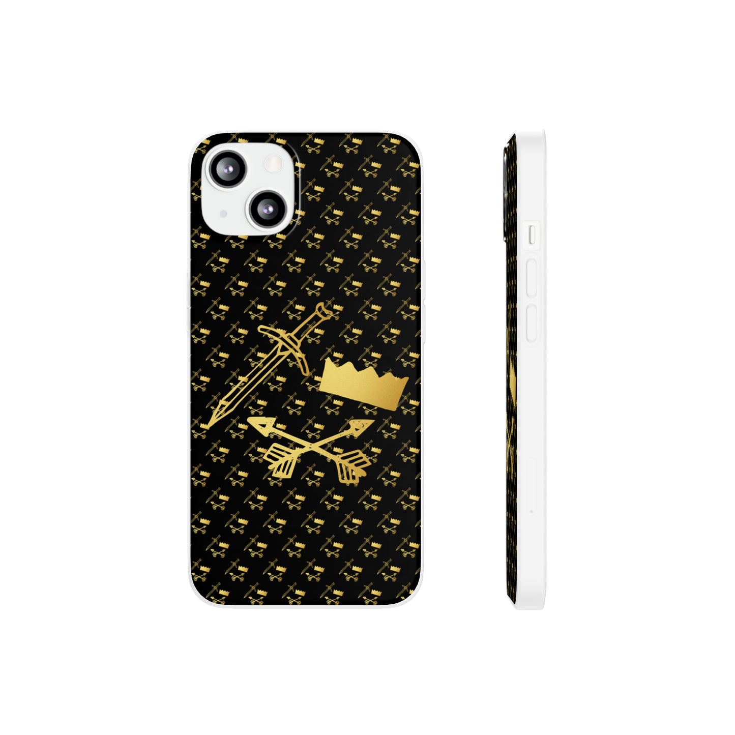 Gold and Bold Warrior - Flexi  Phone Cases