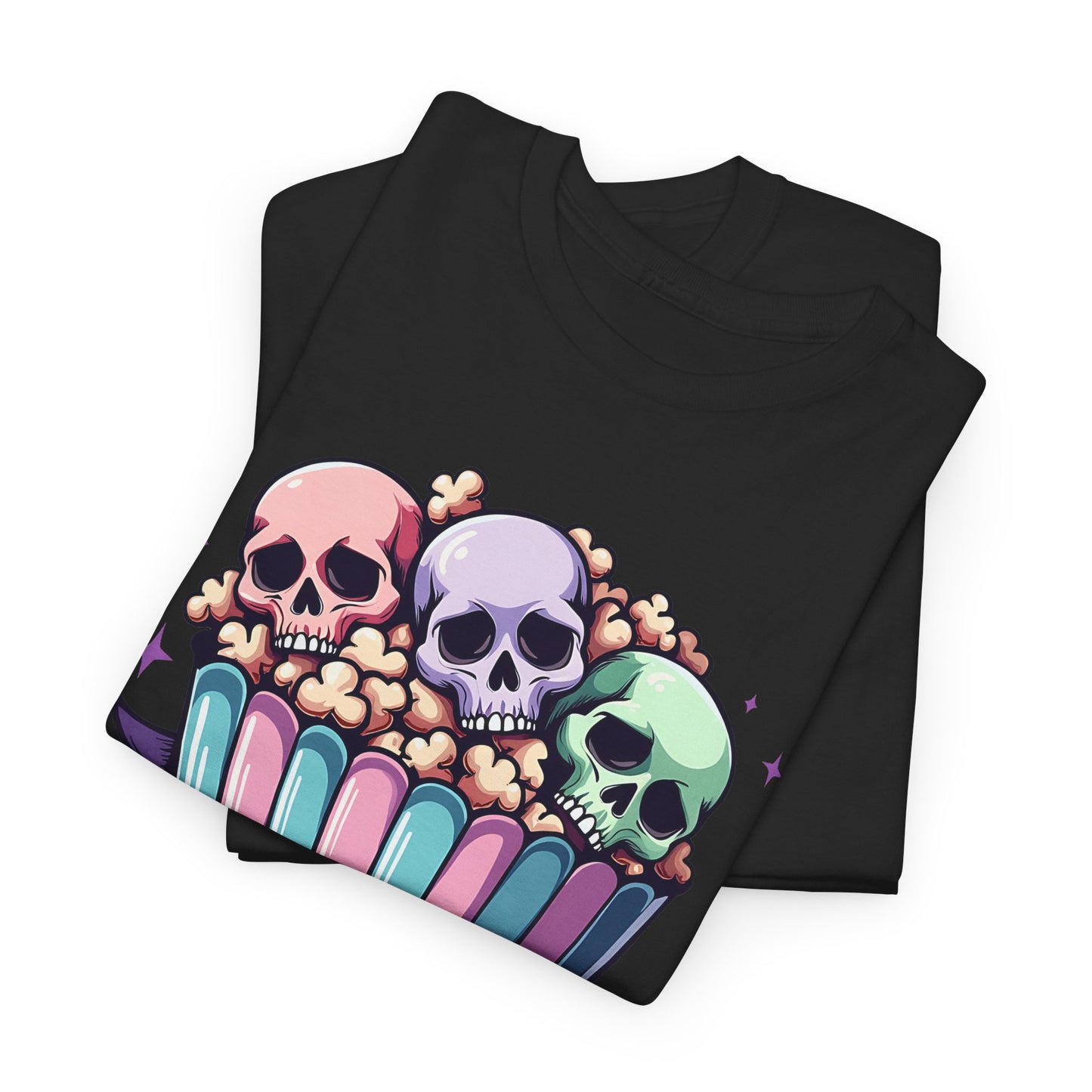 Horror Movies Popcorn Bucket - Unisex Heavy Cotton Tee