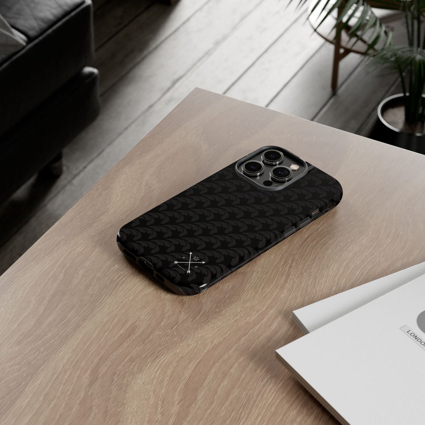 Beautiful Beloved One Flourish - Tough Phone Cases (black/black)