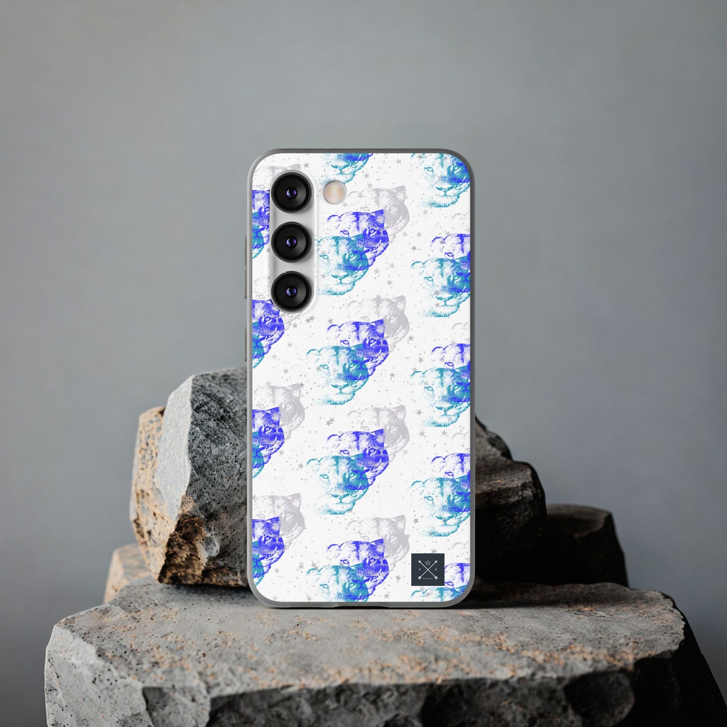 Lioness Arising (white/blue) - Flexi Phone Cases