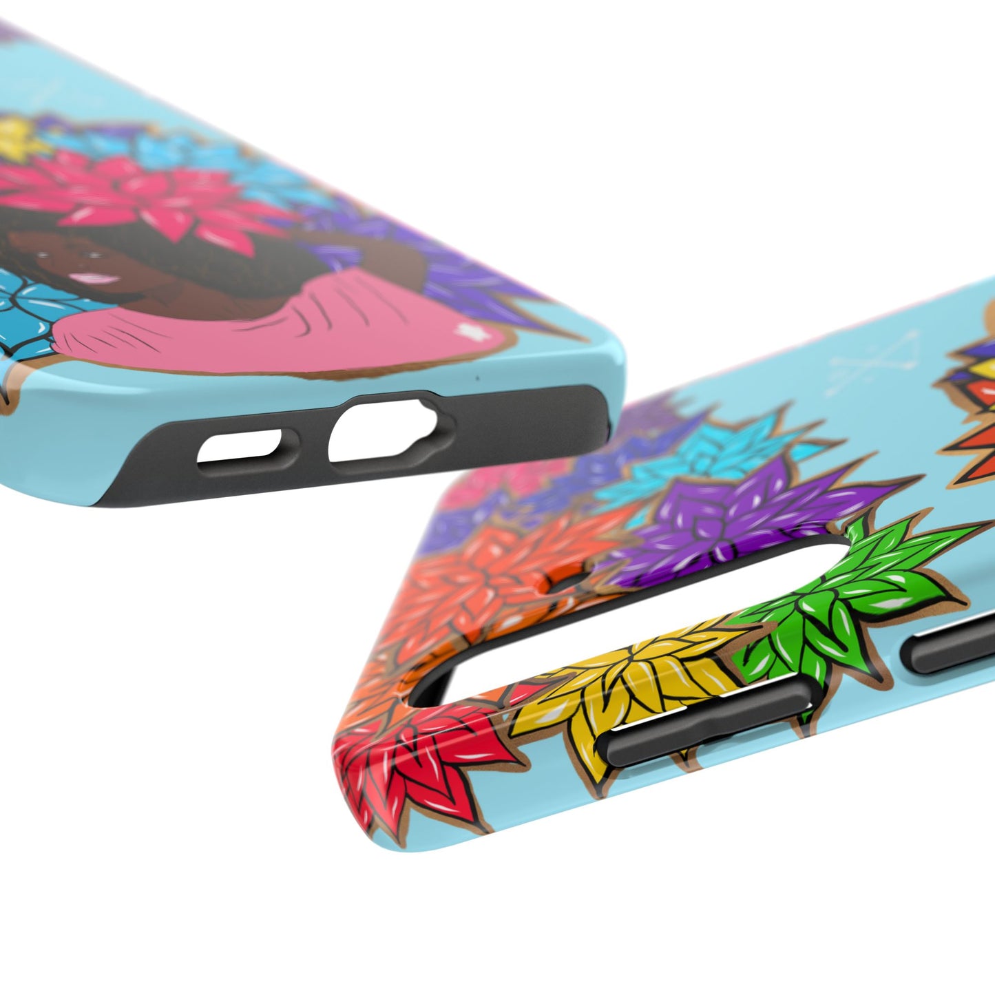 Beauty with Flowers - Tough Phone Cases