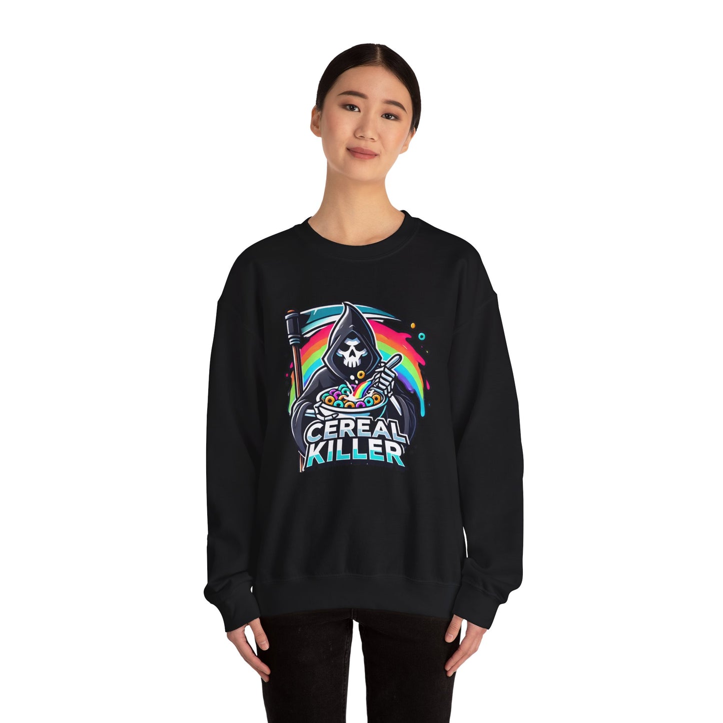 Cereal Killer Grim Design - Unisex Sweatshirt