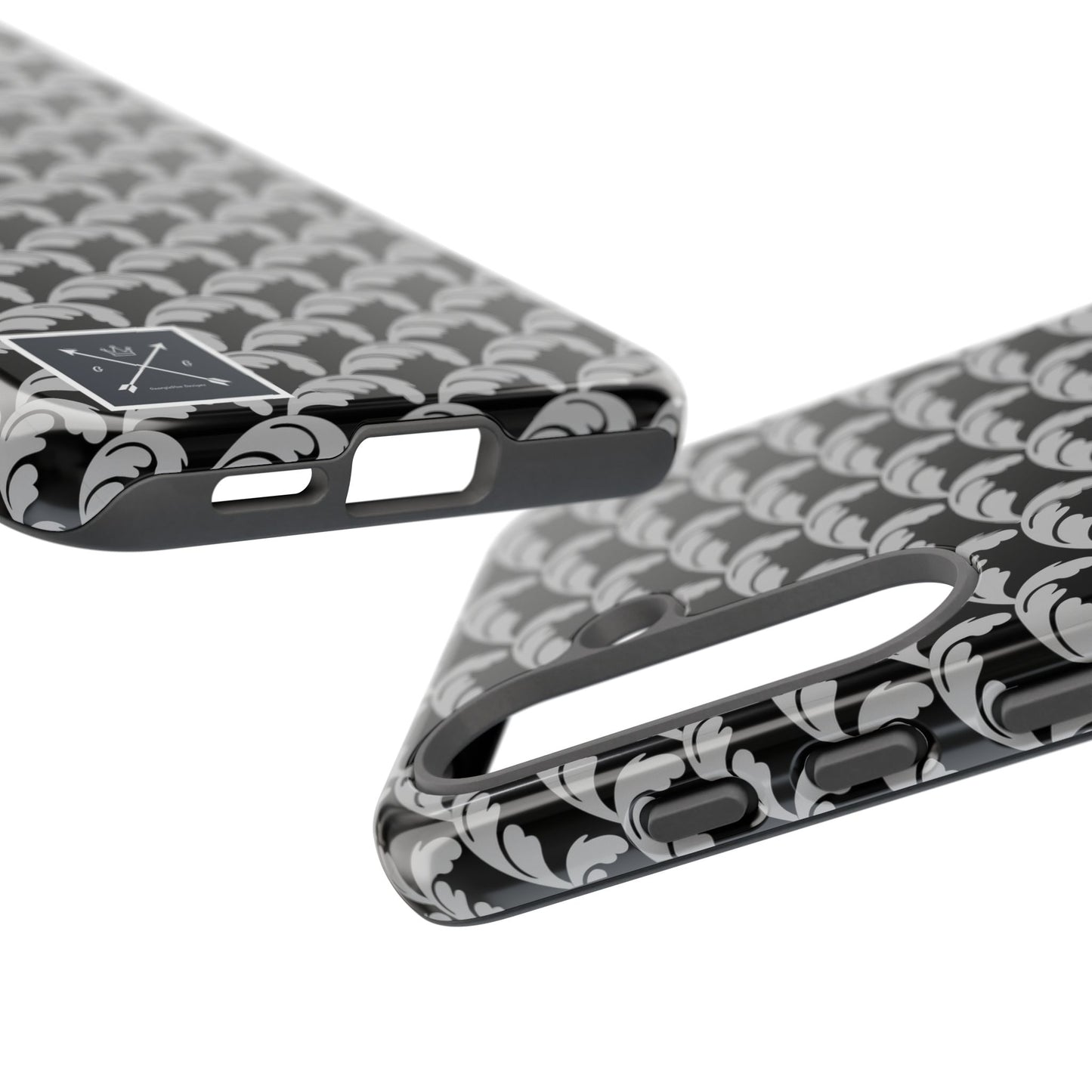 Beautiful Beloved One Flourish (black/silver) - Tough Phone Cases