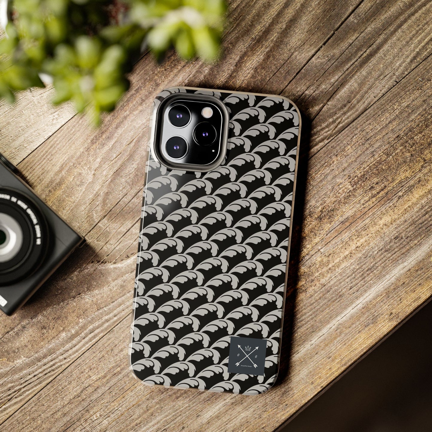 Beautiful Beloved One Flourish (silver/black) - Tough Phone Cases