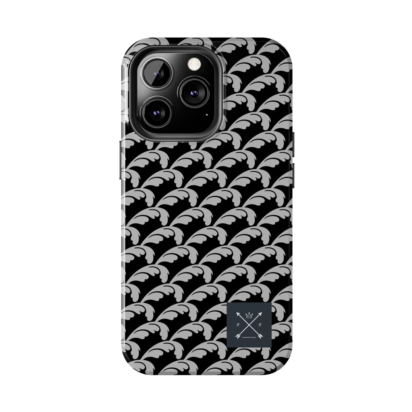 Beautiful Beloved One Flourish (silver/black) - Tough Phone Cases