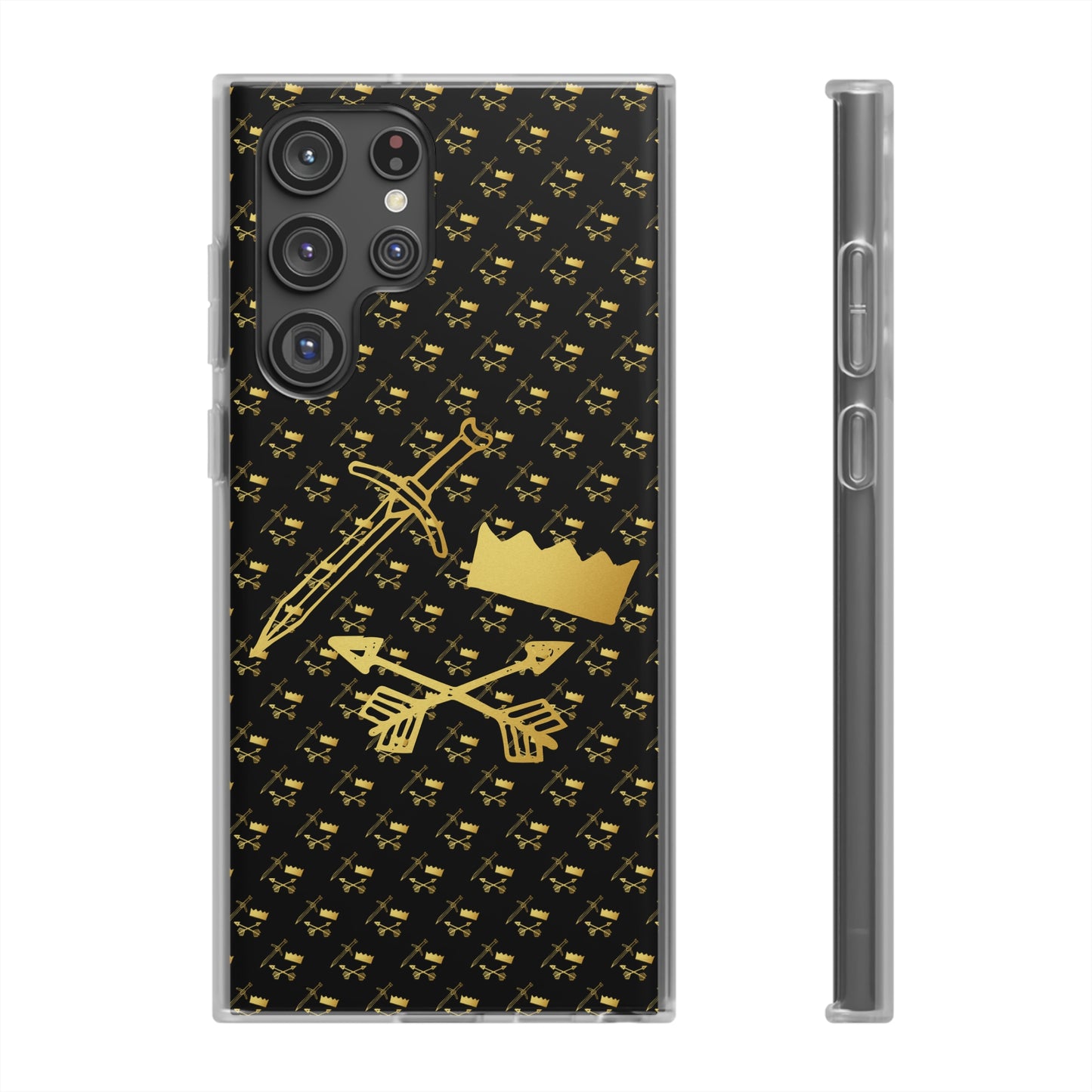 Gold and Bold Warrior - Flexi  Phone Cases