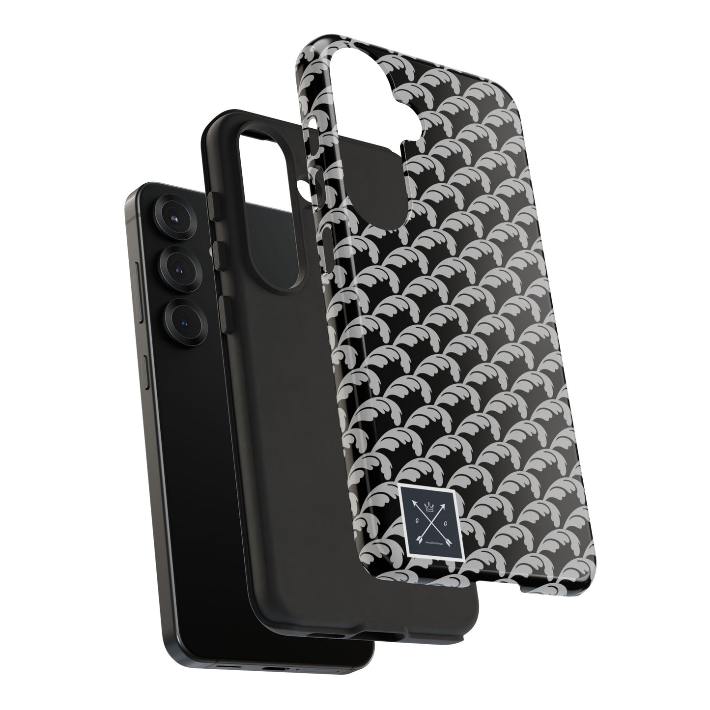 Beautiful Beloved One Flourish (black/silver) - Tough Phone Cases