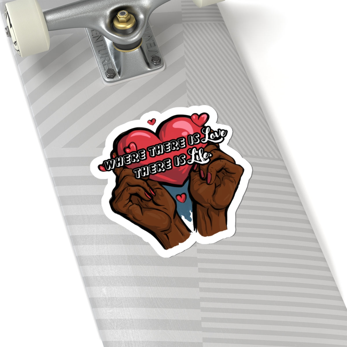 Kiss-Cut "Love is Life" Stickers