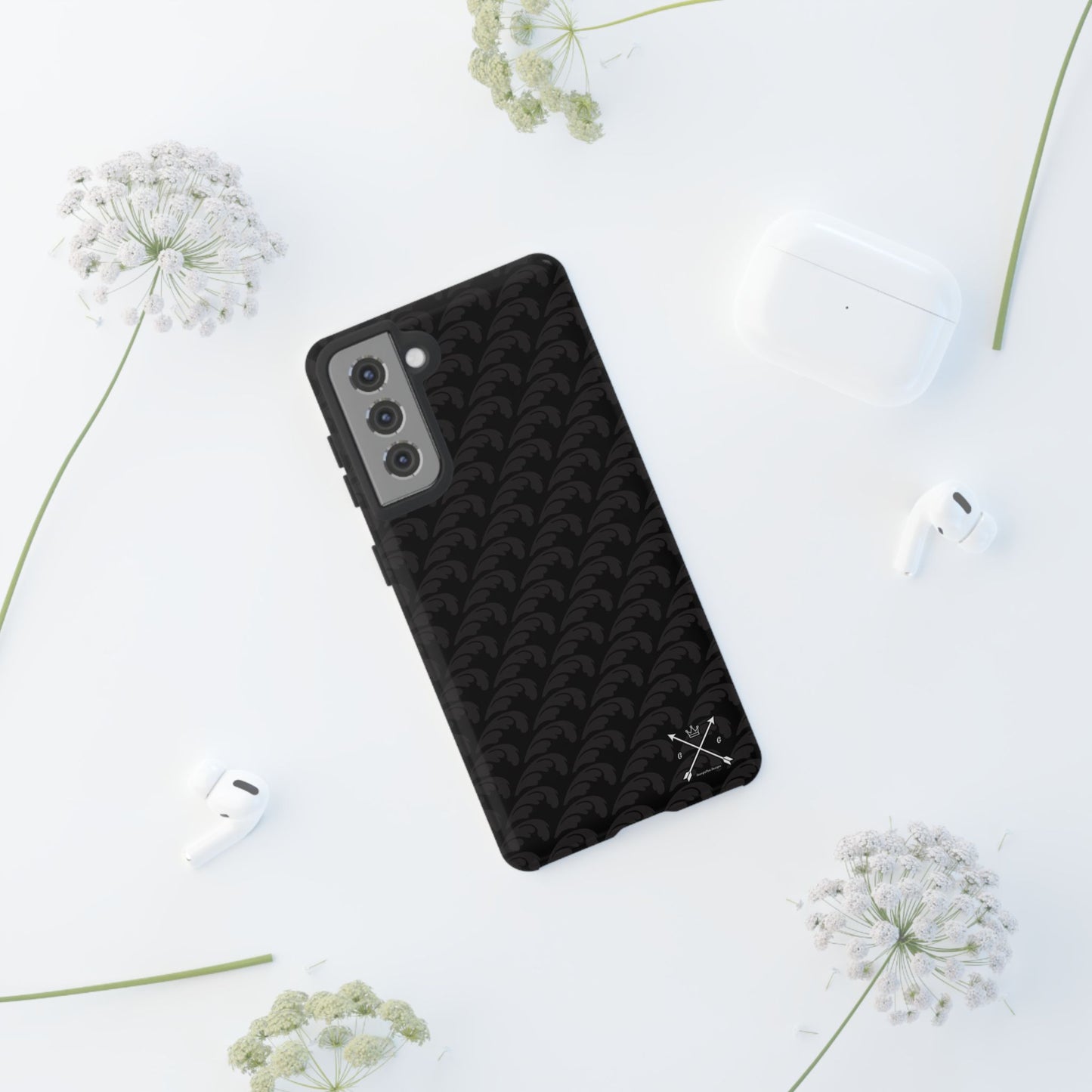 Beautiful Beloved One Flourish - Tough Phone Cases (black/black)
