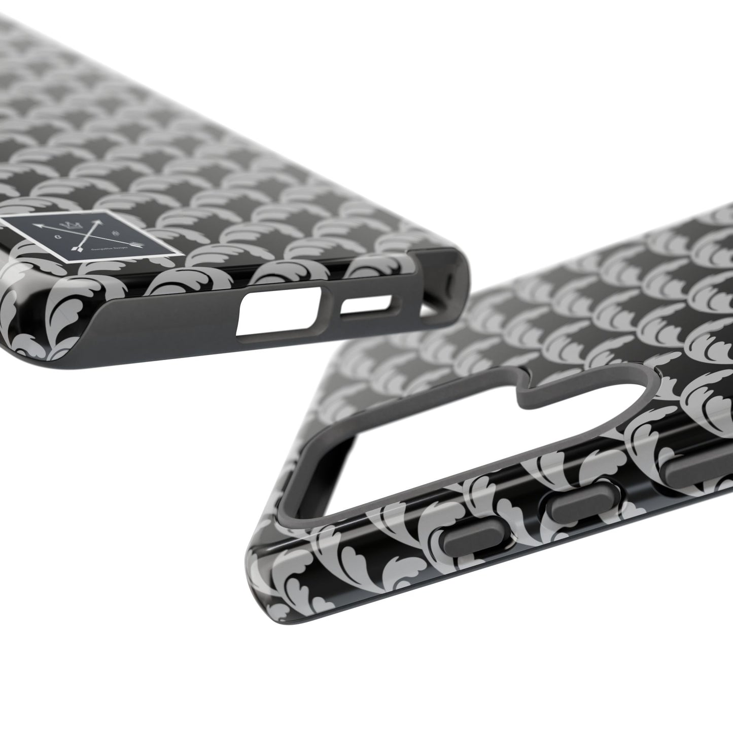 Beautiful Beloved One Flourish (black/silver) - Tough Phone Cases