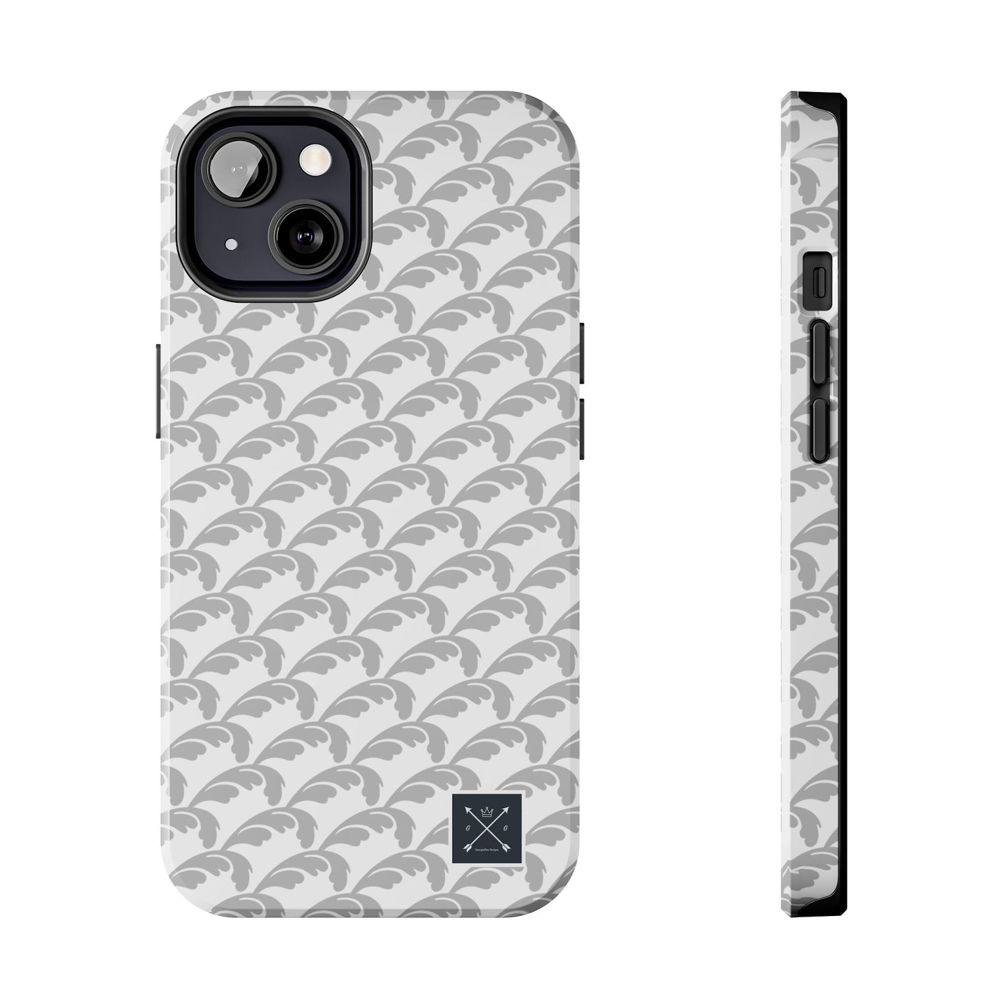 Beautiful Beloved Flourish (white/silver) - Tough Phone Cases