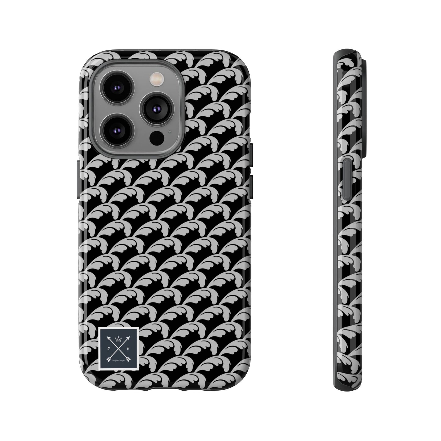Beautiful Beloved One Flourish (black/silver) - Tough Phone Cases