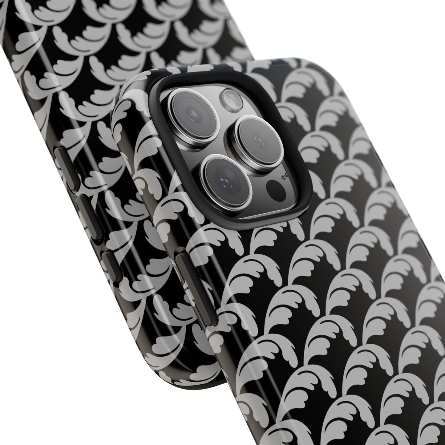 Beautiful Beloved One Flourish (silver/black) - Tough Phone Cases
