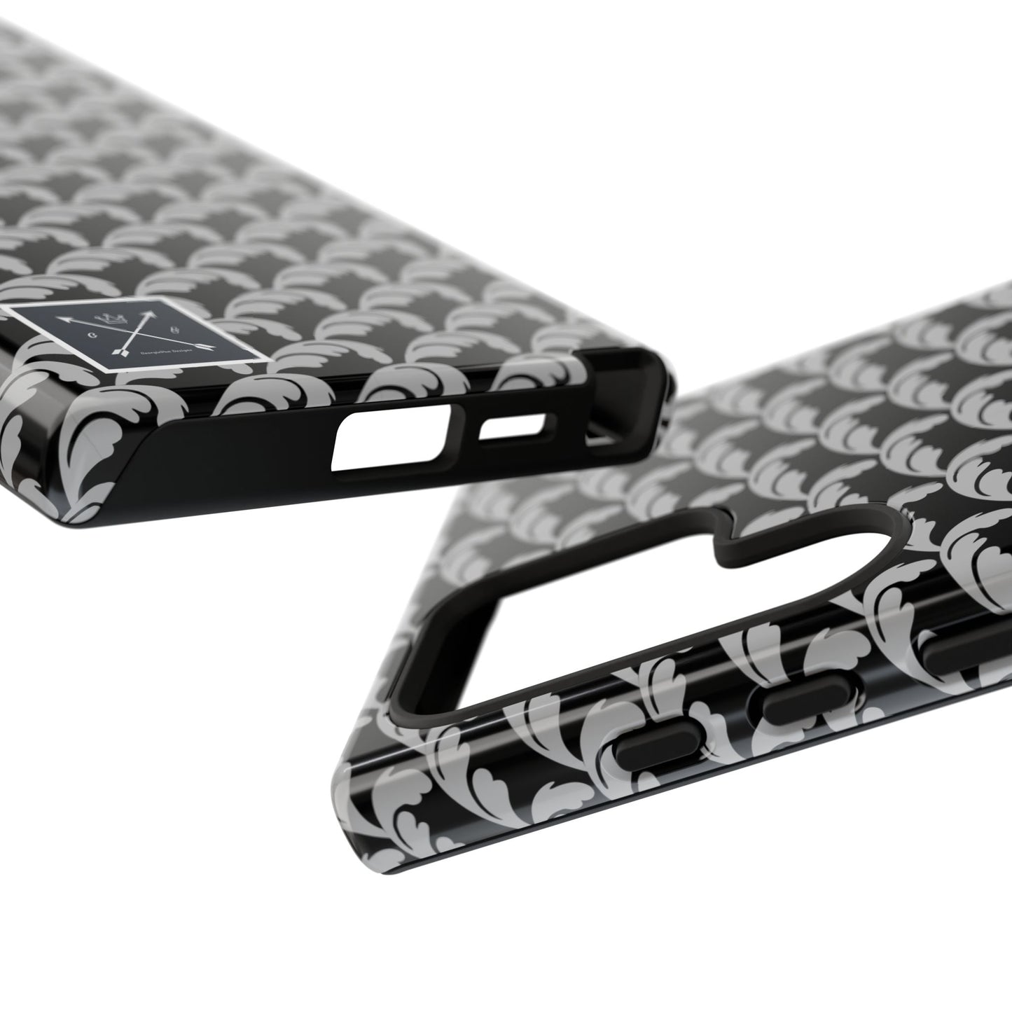 Beautiful Beloved One Flourish (black/silver) - Tough Phone Cases