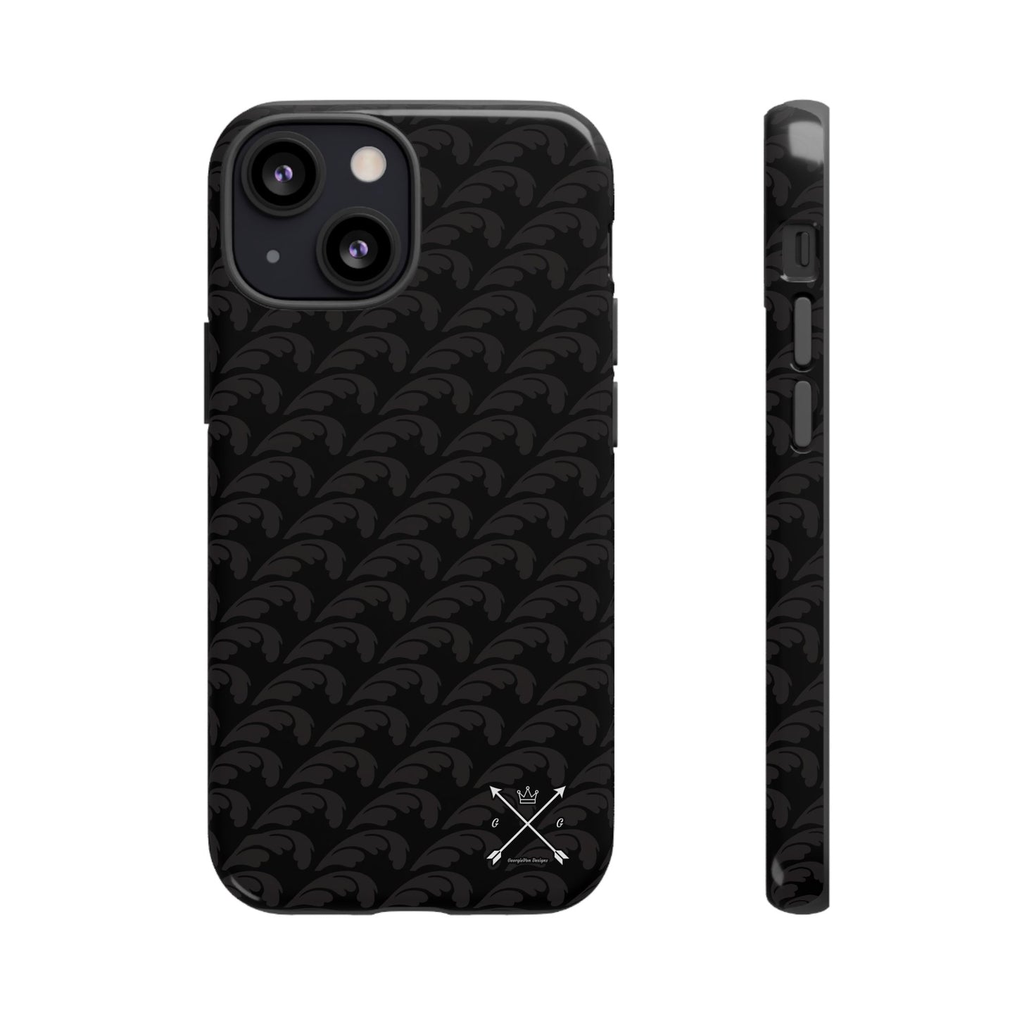 Beautiful Beloved One Flourish - Tough Phone Cases (black/black)