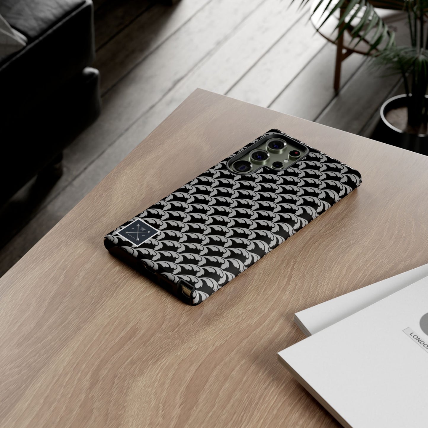 Beautiful Beloved One Flourish (black/silver) - Tough Phone Cases