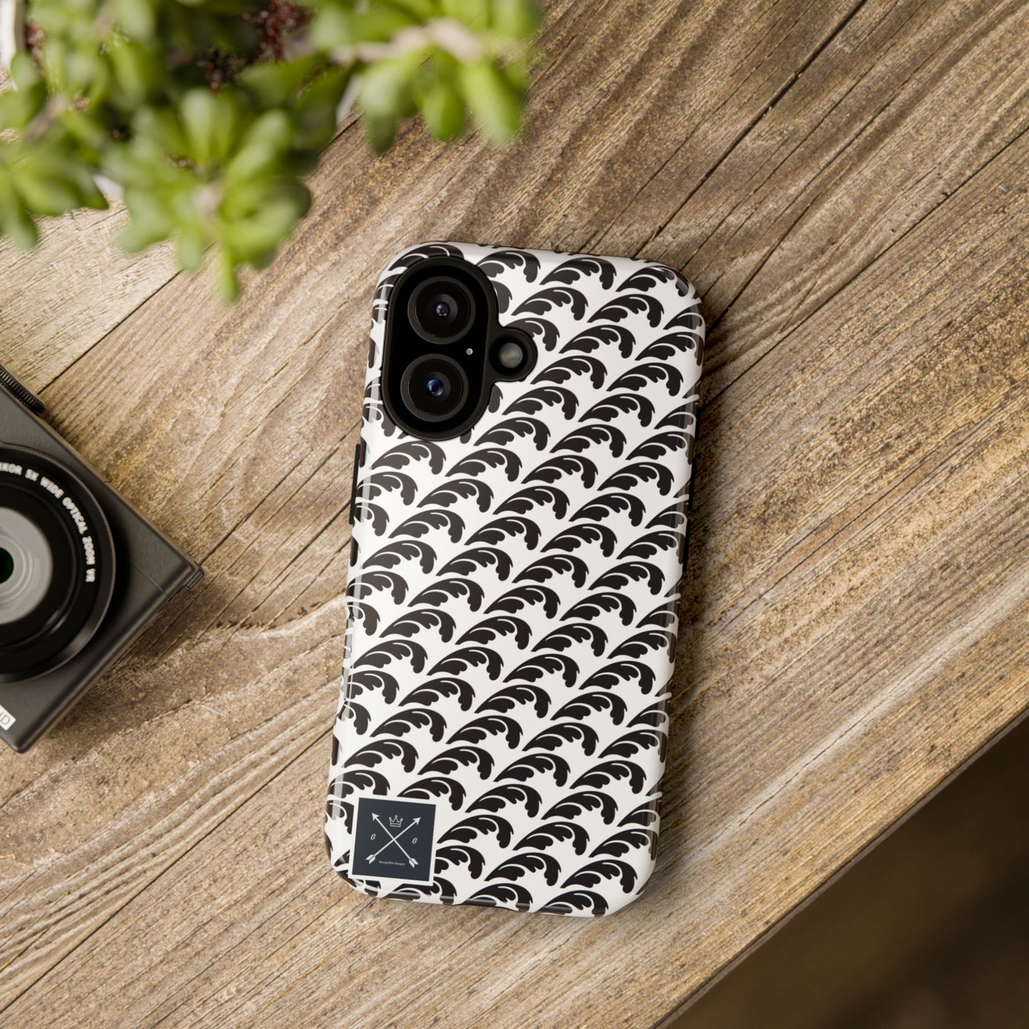 Beautiful Beloved One Flourish (black/white) - Tough Phone Cases