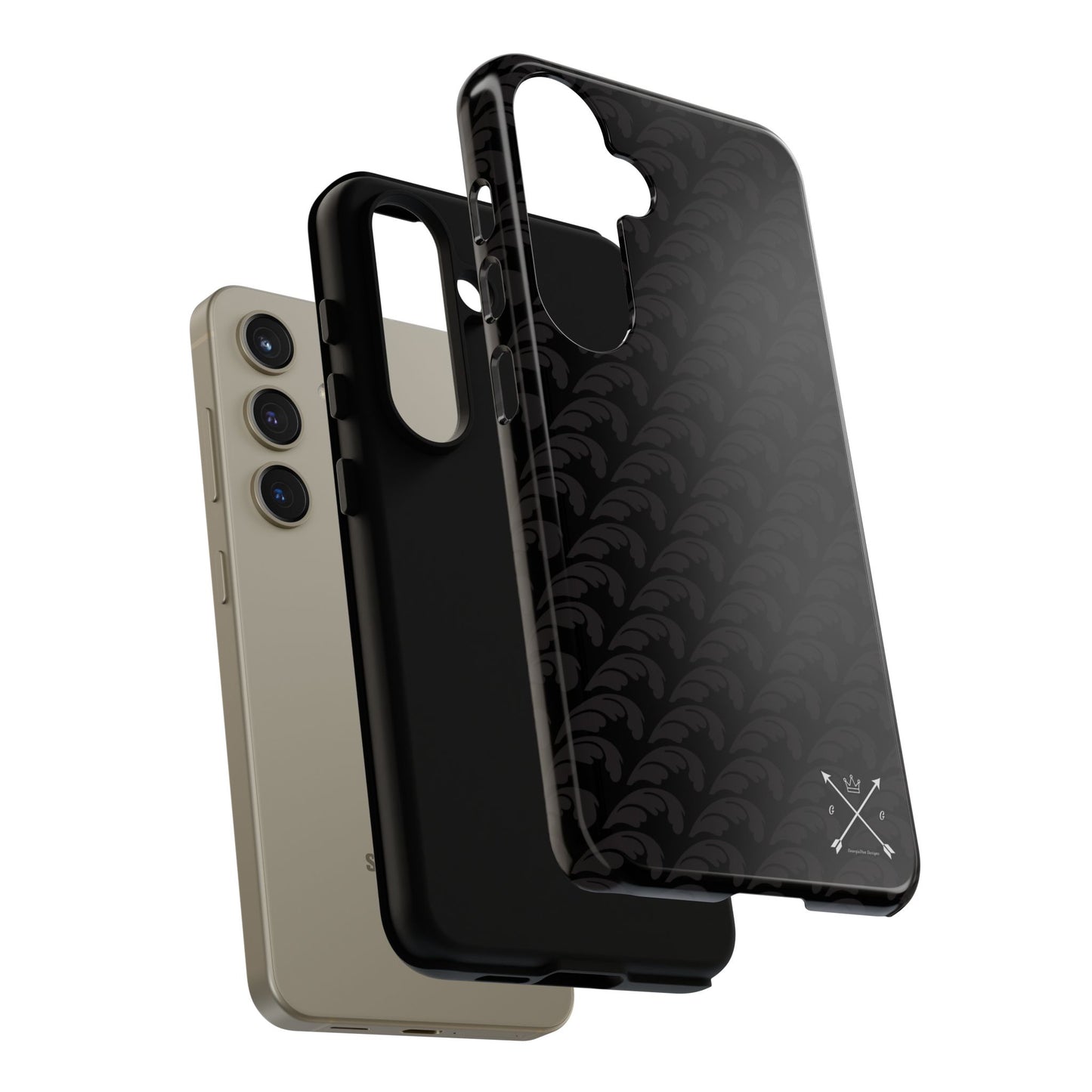 Beautiful Beloved One Flourish - Tough Phone Cases (black/black)