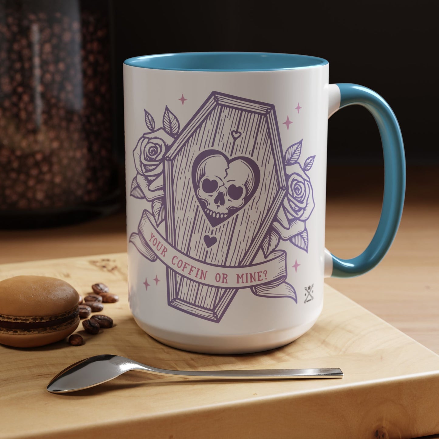 Your Coffin or Mine? - Accent Coffee Mug (11, 15oz)
