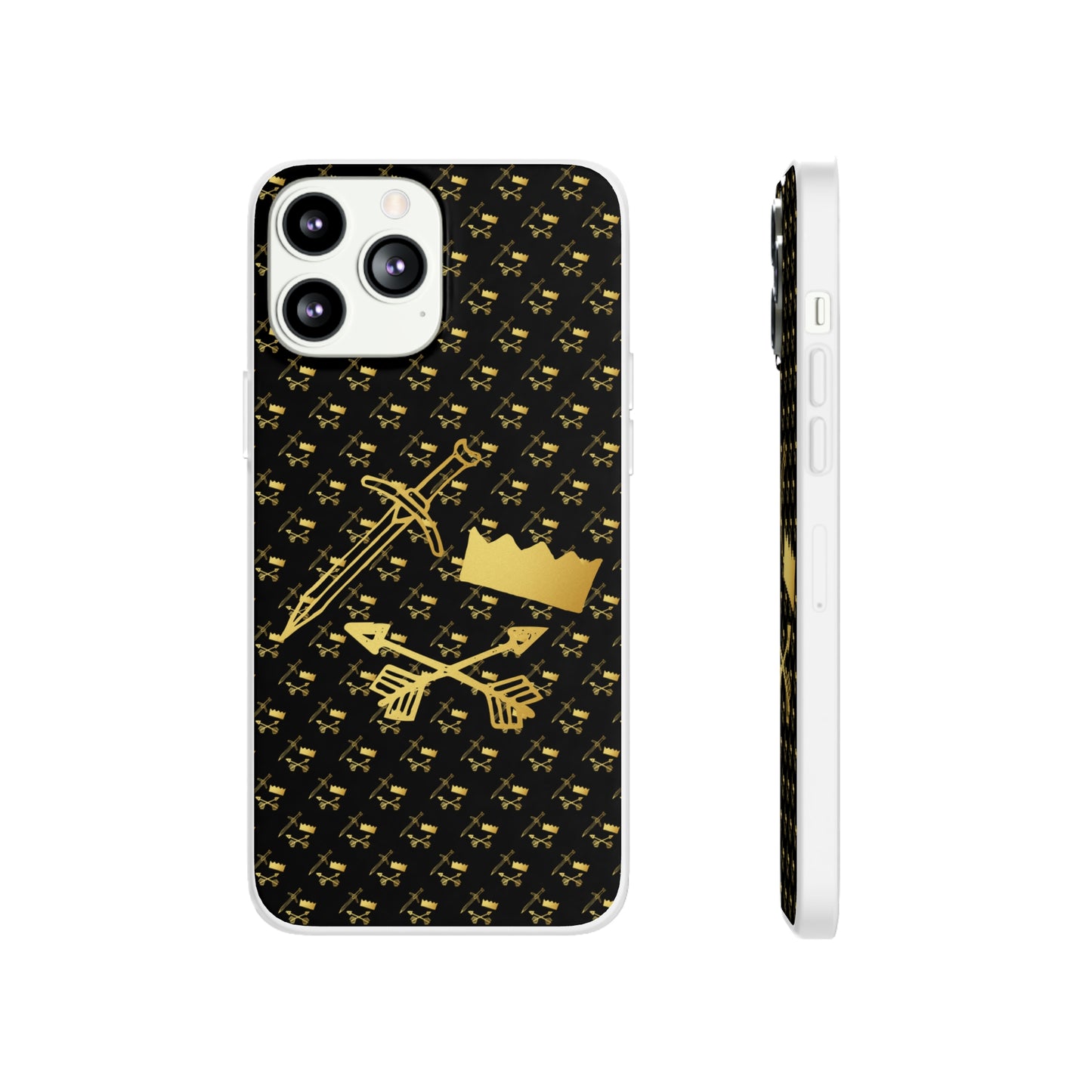 Gold and Bold Warrior - Flexi  Phone Cases