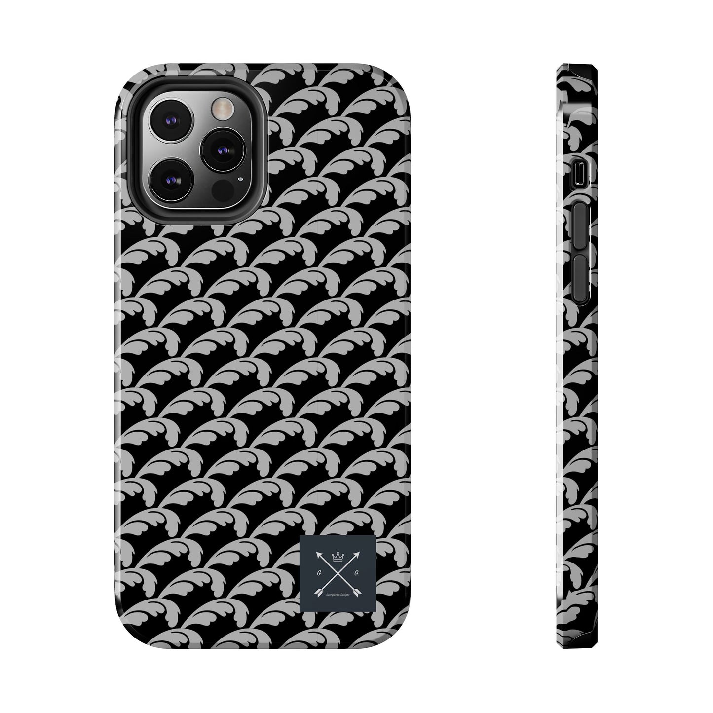 Beautiful Beloved One Flourish (silver/black) - Tough Phone Cases