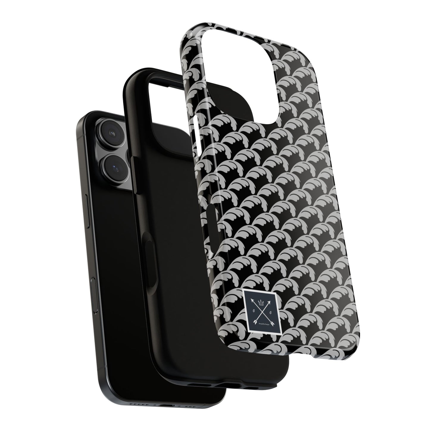 Beautiful Beloved One Flourish (black/silver) - Tough Phone Cases