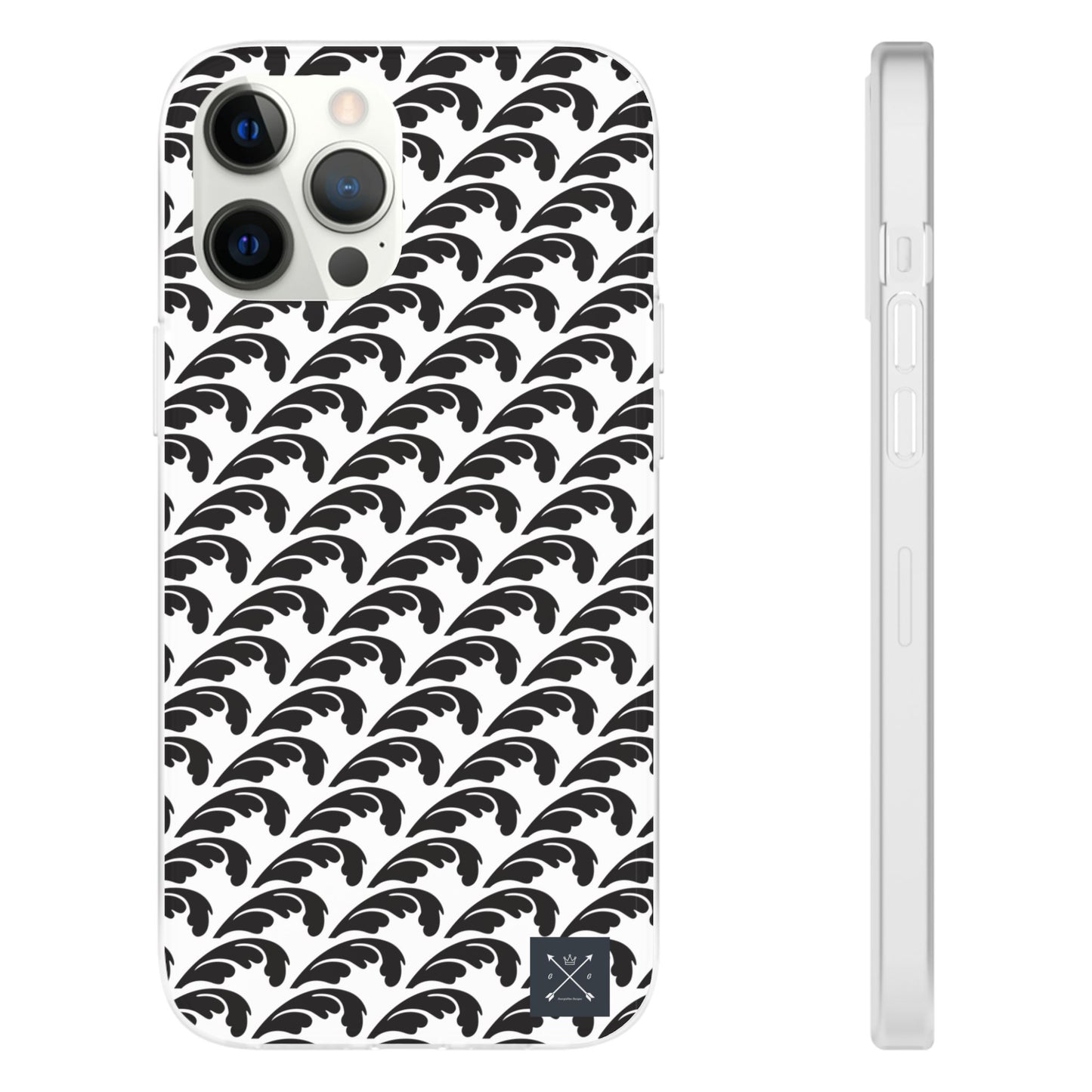 Beautiful Beloved Flourish (black/white) - Flexi Cases