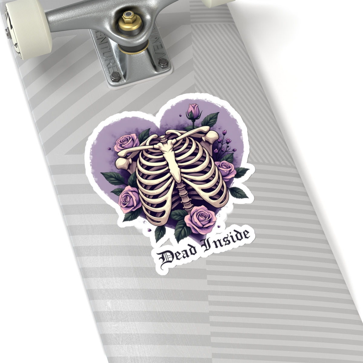 Dead Inside Ribcage Heart - Kiss-Cut Stickers