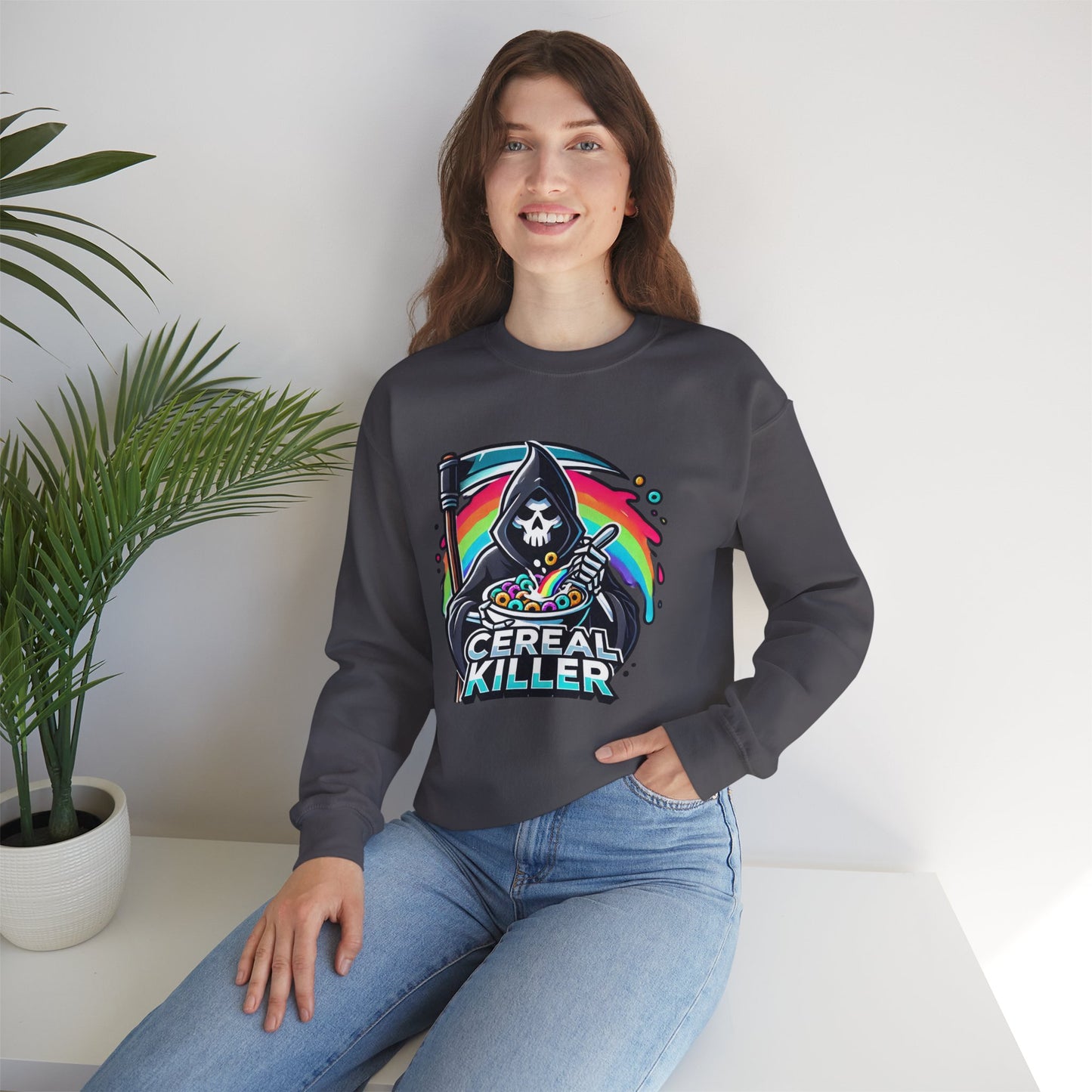 Cereal Killer Grim Design - Unisex Sweatshirt