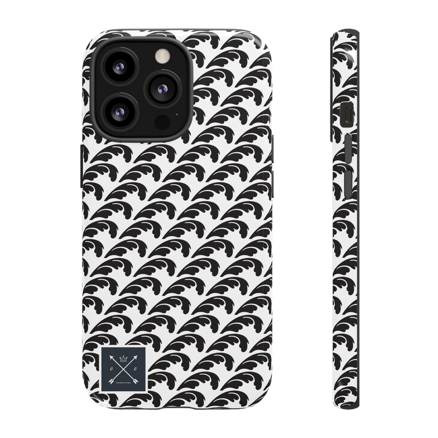 Beautiful Beloved One Flourish (black/white) - Tough Phone Cases