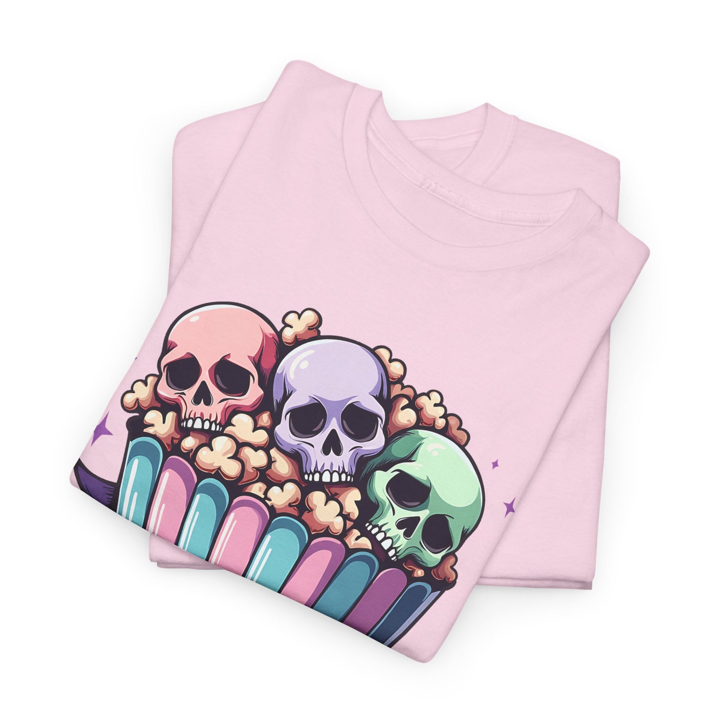 Horror Movies Popcorn Bucket - Unisex Heavy Cotton Tee