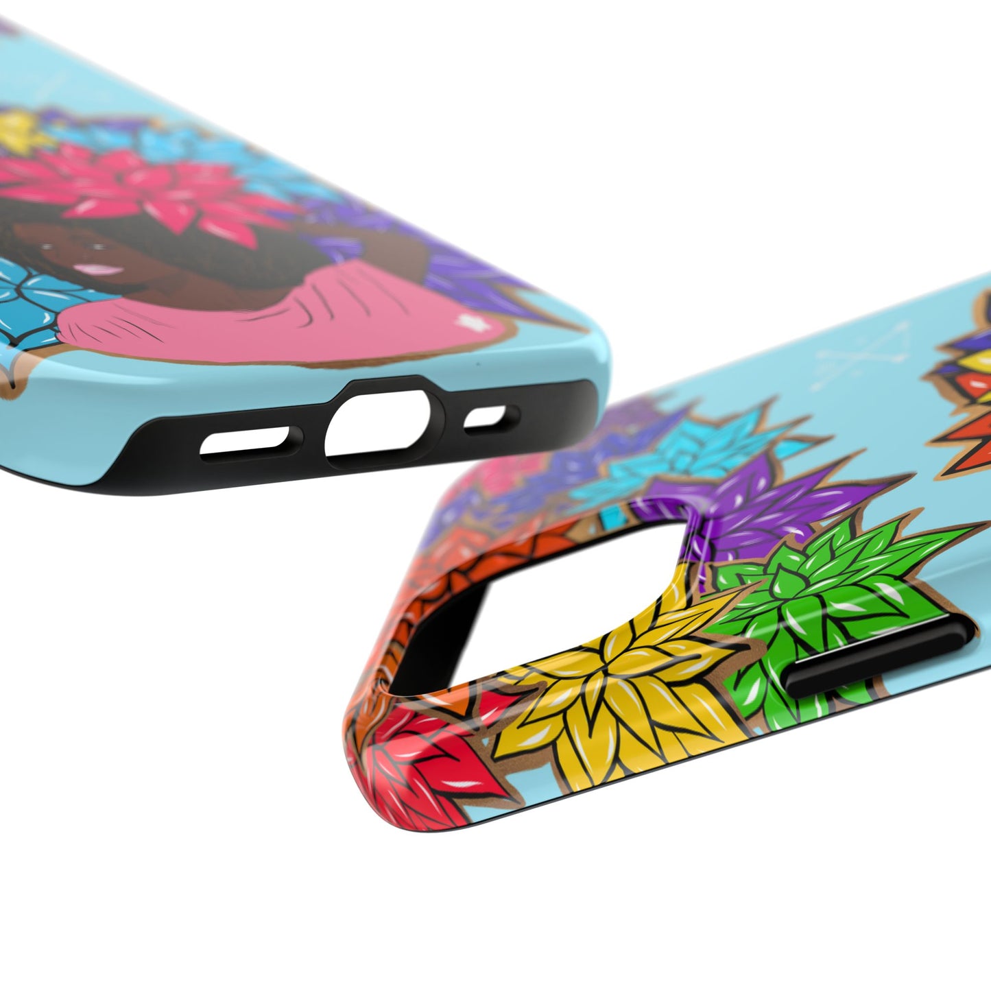 Beauty with Flowers - Tough Phone Cases