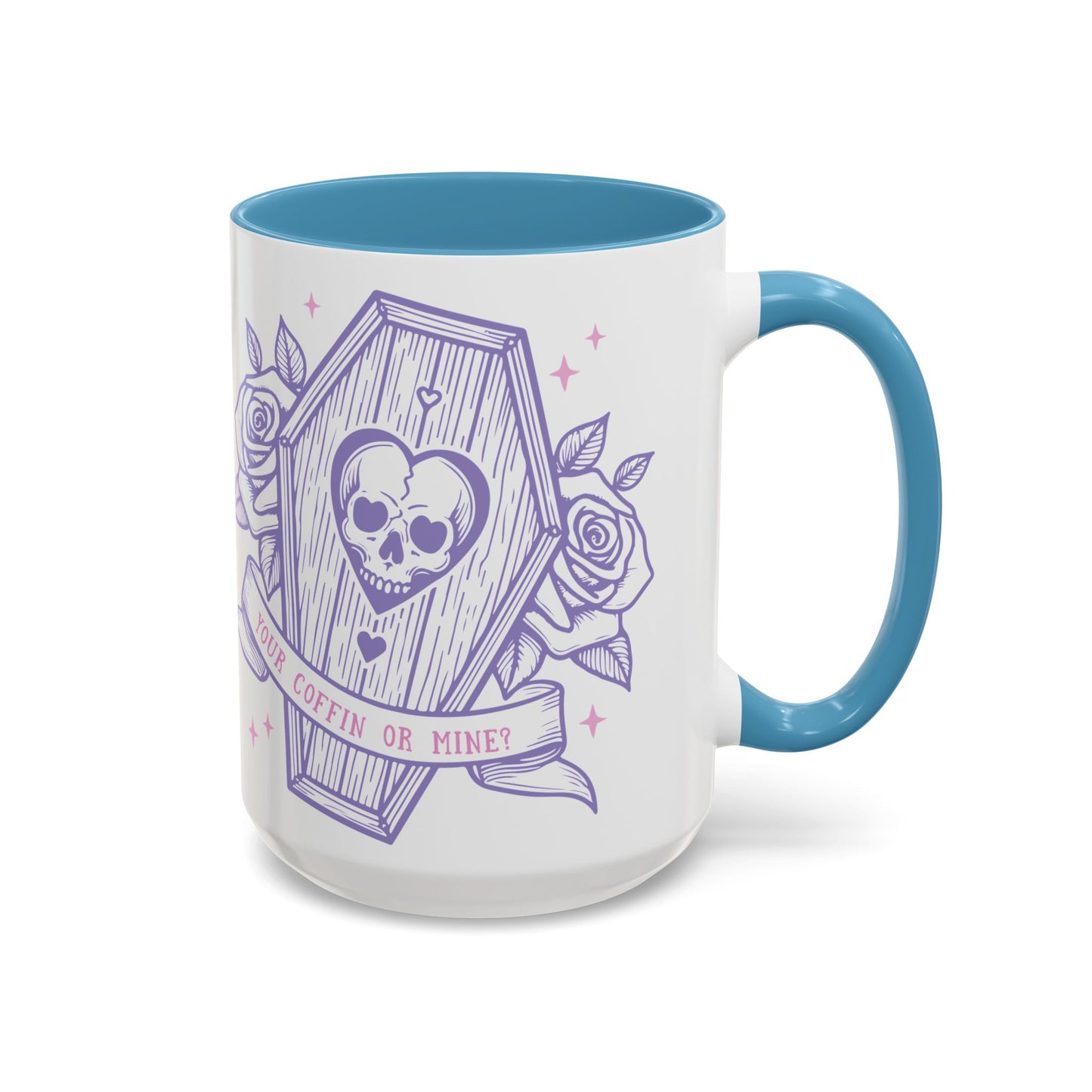 Your Coffin or Mine? - Accent Coffee Mug (11, 15oz)